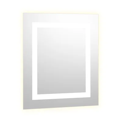 Bobrick B-168 2739 LED Backlit Mirror (Inner Etched), 27" W x 39" H