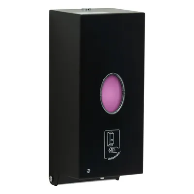 Bobrick B-2012.MBLK Surface-Mounted Automatic Liquid Soap Dispenser, Matte Black, 30-fl oz.
