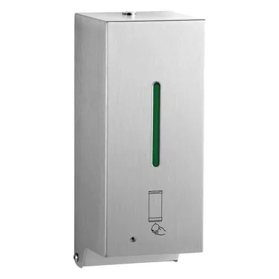 Bobrick B-2013 Surface-Mounted Automatic Foam Soap Dispenser, Satin Finish, 27-fl oz.