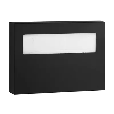 Bobrick B-221.MBLK Surface-Mounted Seat Cover Dispenser, Matte Black