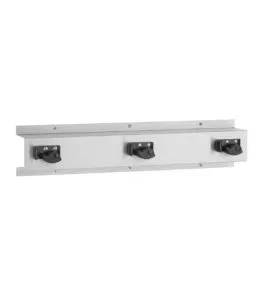 Bobrick B-223 x 36 Surface-Mounted Mop and Broom Holder, Satin Finish