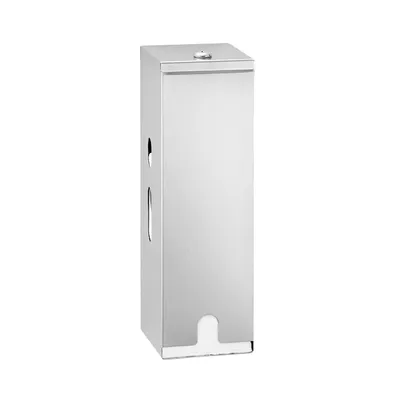 Bobrick B-27313 Surface-Mounted Toilet Tissue Dispenser, Satin Finish, Three Rolls