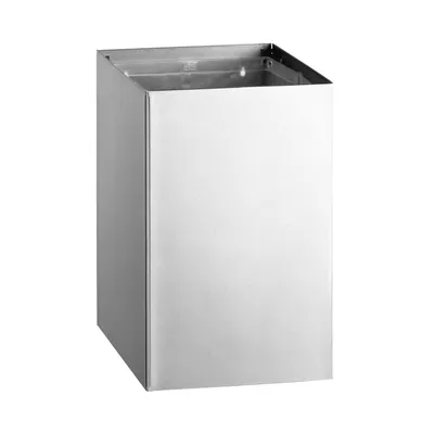 Bobrick B-275 Surface-Mounted Waste Receptacle, Satin Finish, 20-Gallon