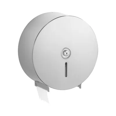 Bobrick B-2890 Surface-Mounted Jumbo Toilet Tissue Dispenser, Satin Finish, One Roll