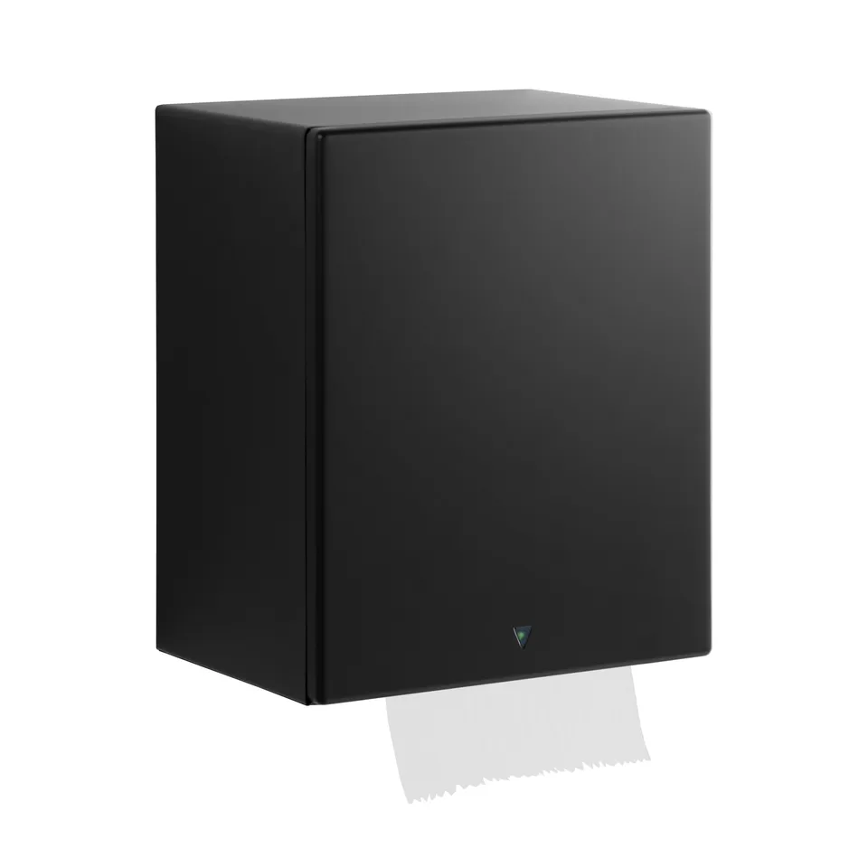 Bobrick B-2974.MBLK Surface-Mounted Automatic Roll Paper Towel Dispenser, Matte Black