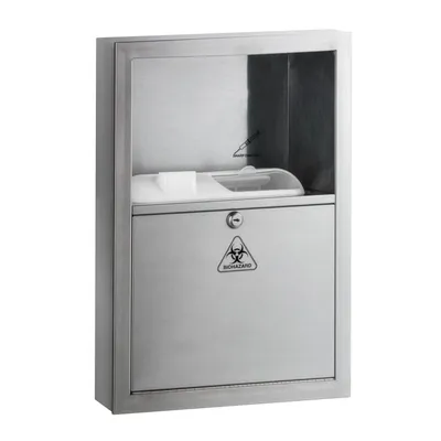Bobrick B-350169 Surface-Mounted Sharps Disposal Cabinet, (Not available in Canada)