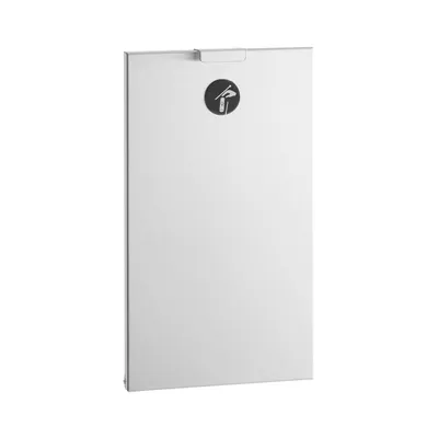 Bobrick B-3513 Recessed Sanitary Napkin Disposal, Satin Finish, 0.5-Gallon