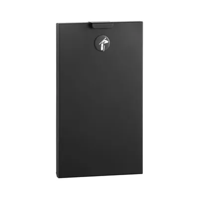 Bobrick B-3513.MBLK Recessed Sanitary Napkin Disposal, Matte Black, 0.5-Gallon