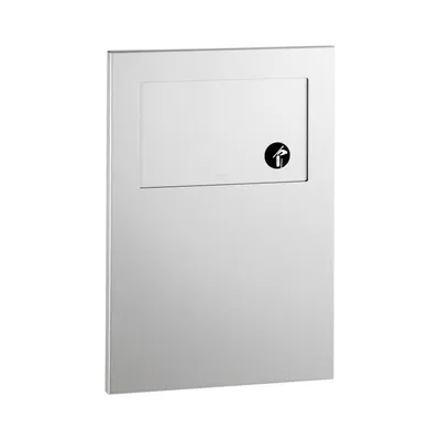 Bobrick B-35303 Recessed Sanitary Napkin Disposal, Satin Finish, 1.3-Gallon