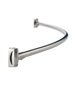 Bobrick B-4207 x 72 Curved Shower Curtain Rod, Satin Chrome, 72" W