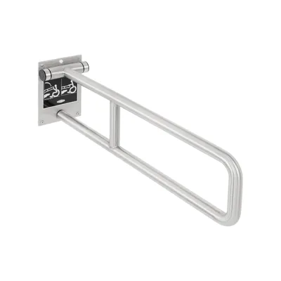 Bobrick B-4998 Swing-Up Grab Bar, Satin Finish