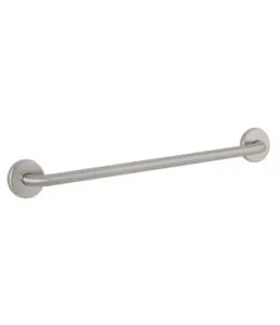 Bobrick B-530 x 18 Extra-Heavy-Duty Surface-Mounted Towel Bar, Satin Finish, 18"