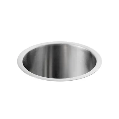 Bobrick B-532 Countertop-Mounted Circular Waste Chute, Flat Flange, Satin Finish