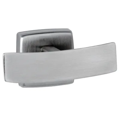 Bobrick B-6727 Surface-Mounted Double Robe Hook, Satin Finish