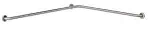 Bobrick B-6897 Two-Wall Grab Bar, 1-1/2" Diameter, Satin Finish, 42" x 54"