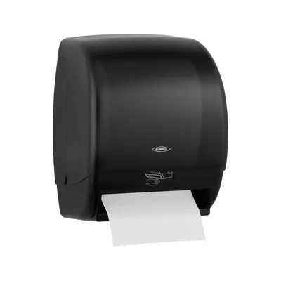 Bobrick B-72974 Surface-Mounted Automatic Roll Paper Towel Dispenser, Dark Translucent Plastic