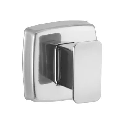 Bobrick B-7671 Surface-Mounted Single Robe Hook, Bright Polished
