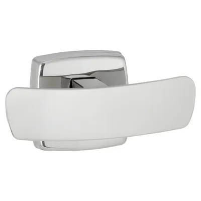 Bobrick B-7672 Surface-Mounted Double Robe Hook, Bright Polished