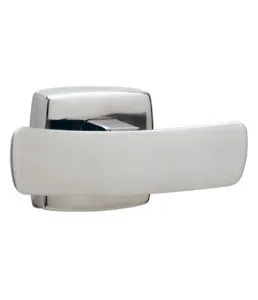 Bobrick B-76727 Surface-Mounted Double Robe Hook, Satin Finish
