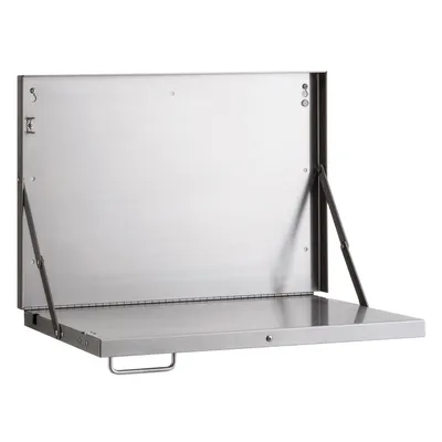 Bobrick B-7816 Surface-Mounted Charting Station / Shelf, Satin Finish