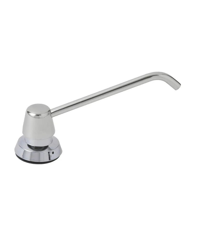 Bobrick B-82216 Counter-Mounted Manual Top-Fill Liquid Soap Dispenser, 6" Spout, Polished, 20-fl. oz.