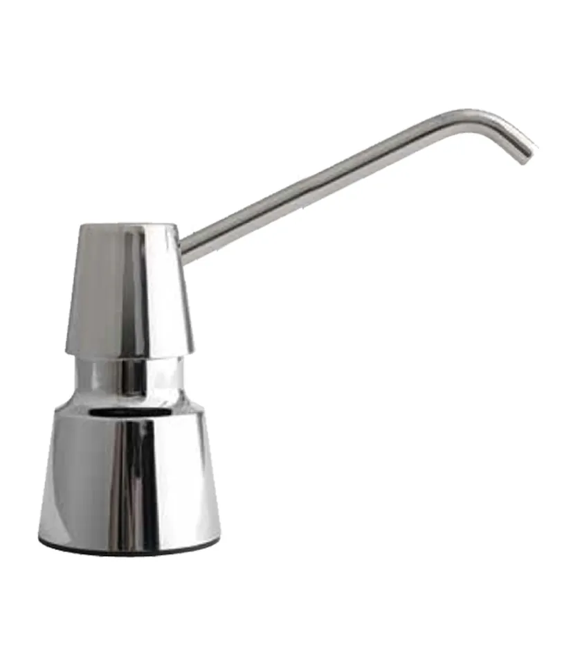 Bobrick B-82316 Counter-Mounted Manual Top-Fill Foam Soap Dispenser, 6" Spout, Polished, 20-fl. oz.