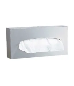 Bobrick B-8397 Surface-Mounted Facial Tissue Dispenser, Satin Finish