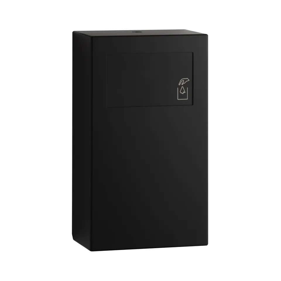 Bobrick B-9254.MBLK Surface-Mounted Sanitary Disposal, Matte Black