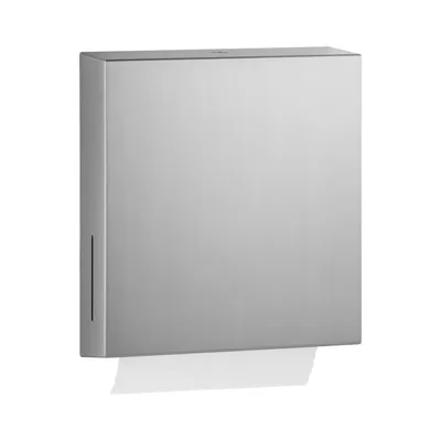 Bobrick B-9262 Surface-Mounted Paper Towel Dispenser, Satin Finish, 525 Multifold Towels