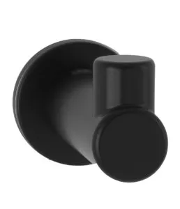 Bobrick B-9542.MBLK Surface-Mounted Coat Hook, Matte Black