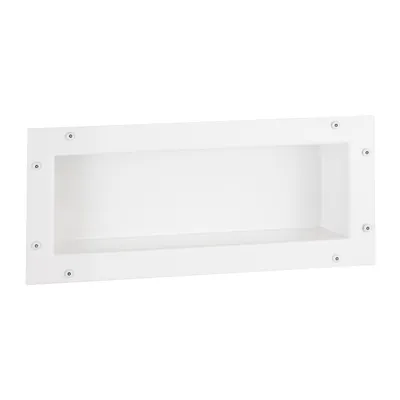 Bobrick B-9883 Recessed Shelf, Ligature Resistant, White Powder-Coated