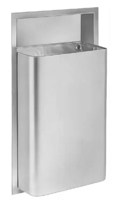 Bradley 344-000000 Recessed 12 Gallon Waste Receptacle