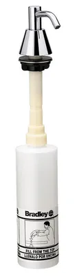 Bradley 6322-680000 Spout Pump Liquid Soap Dispenser (2-1/2" Spout, 32oz cap.)