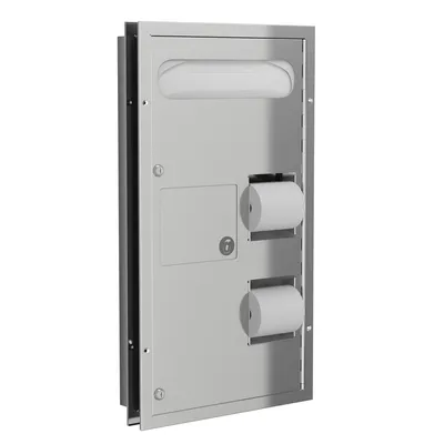 Bradley 591-000000 In-Stall Partition Mounted Combination Unit