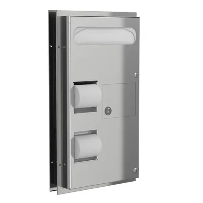 Bradley 5911-690000 In-Stall Partition Mounted Combination Unit (Reverse Door)