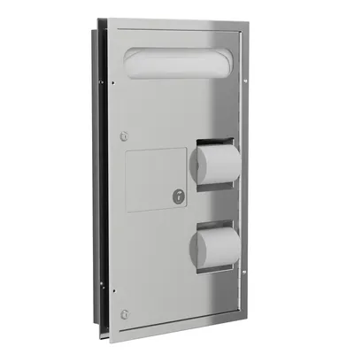 Bradley 5911-000000 In-Stall Partition Mounted Flush One Side For Grab Bar Installation Combination Unit