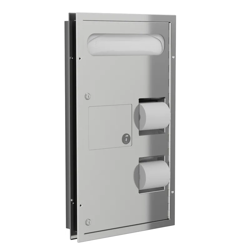 Bradley 5911-000000 In-Stall Partition Mounted Flush One Side For Grab Bar Installation Combination Unit