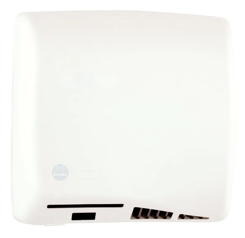 Bradley 2902-280000 Aerix 2902-28 White Adjustable Sensor-Operated Hand Dryer