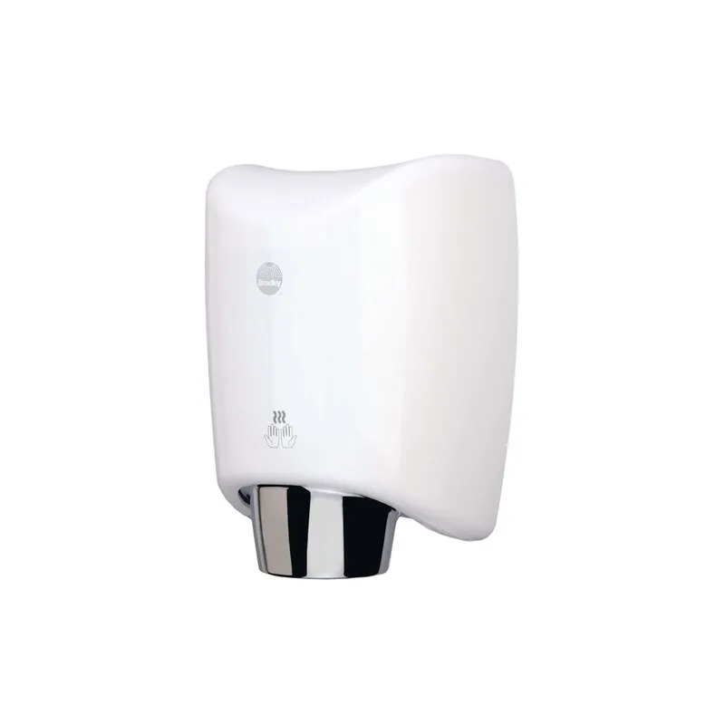 Bradley 2922-2873 Aerix 2922-2873 White 110-120V Surface Mounted Hand Dryer