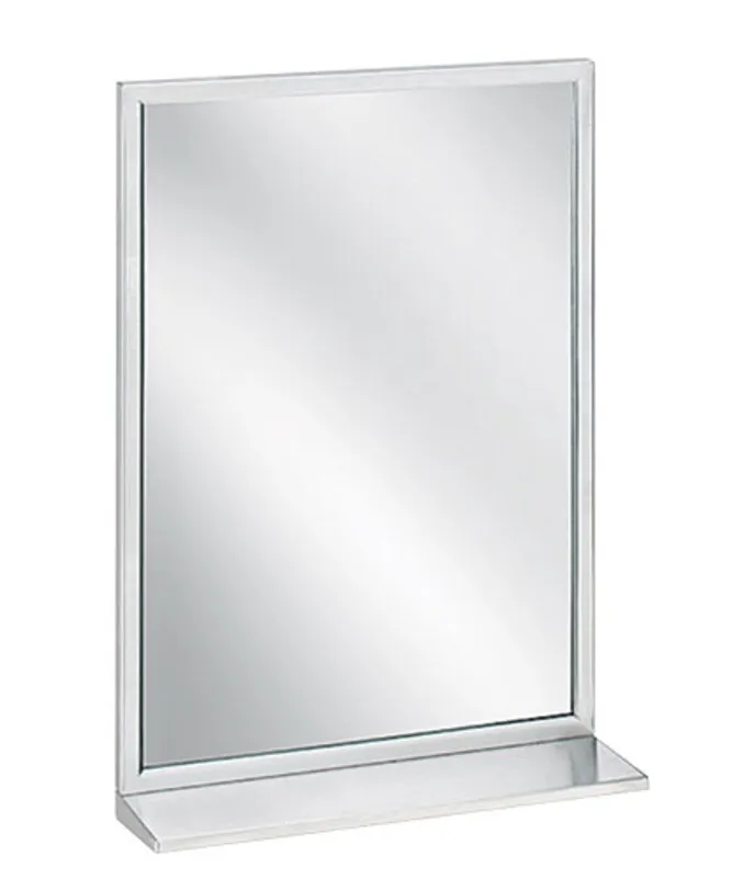 Bradley 7805-024300 Angle Frame Mirror with Shelf 24" x 30"