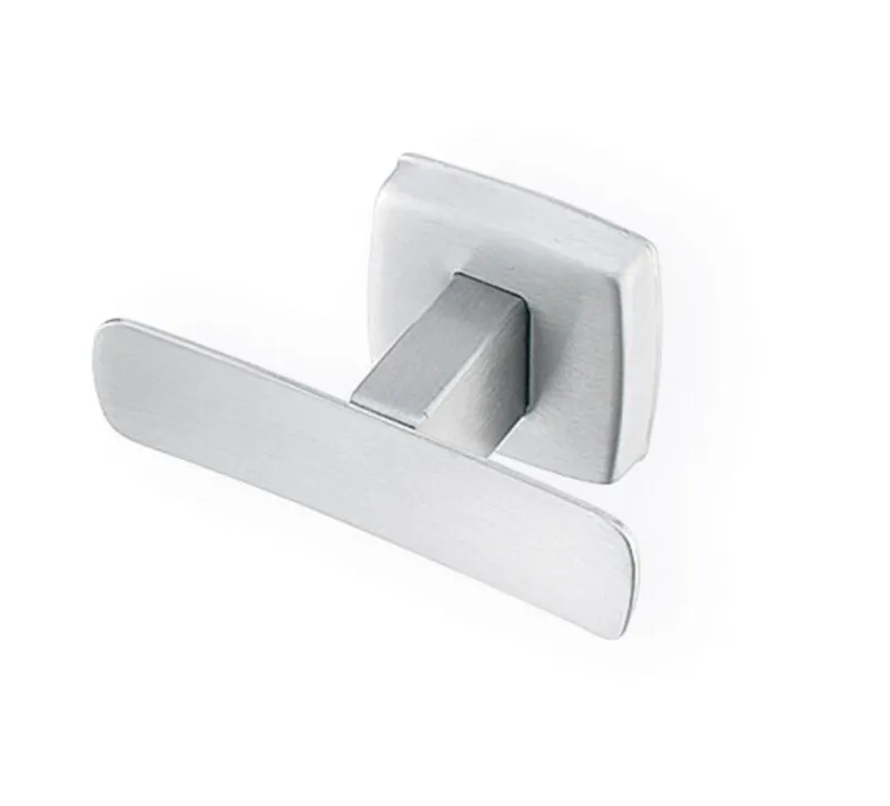 Bradley 9125-000000 Bright Polished Stainless Steel Double Robe Hook
