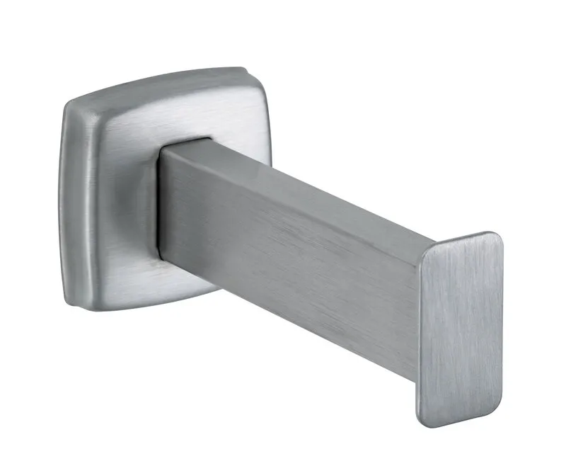 Bradley 9315-000000 Bright Polished Stainless Steel Towel Hook - 9314 model shown