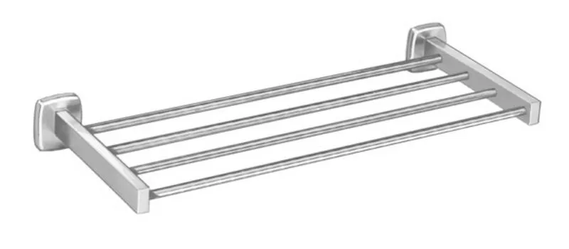 Bradley 9105-240000 Bright Polish Finish 24" Towel Shelf