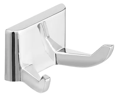 Bradley 932-000000 Chrome Plated Double Robe Hook