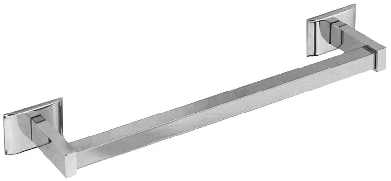 Bradley 907-18 Chrome Plated Square 18" Towel Bar