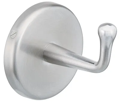 Bradley 9119-000000 Heavy Duty Chrome Plated Robe Hook - Concealed Mounting