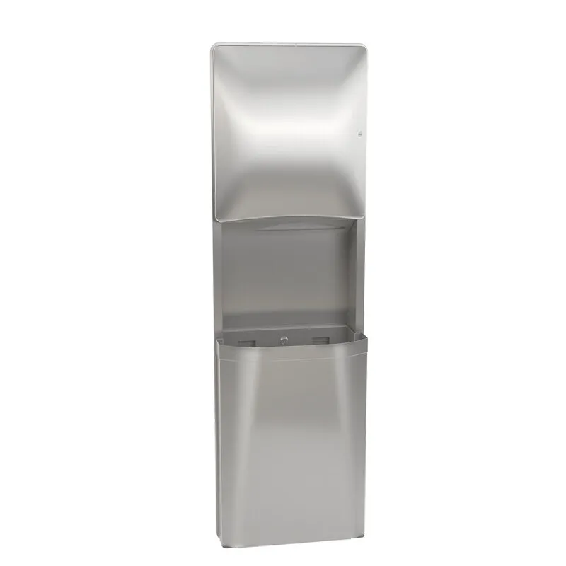 Bradley 2A25-113600 Surface Mounted Sensored Roll Paper Towel & 21 gal. Waste Receptacle