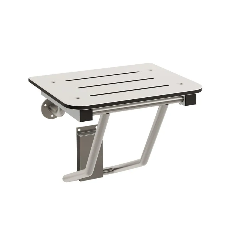 Bradley 9591 Folding Square Phenolic Shower Seat
