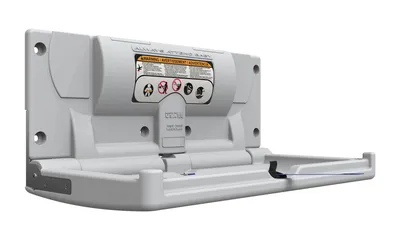 Bradley 9631-000000 Baby Changing Station - Solid Light Grey