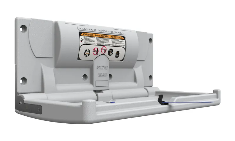Bradley 9631-000000 Baby Changing Station - Solid Light Grey